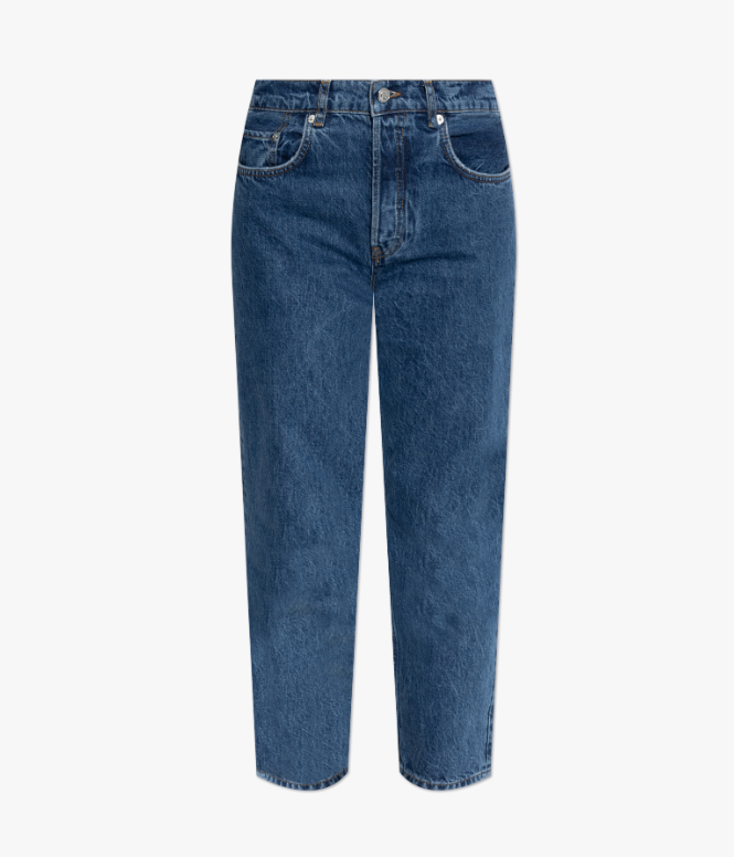 Anine Bing AZUL MARINO Jeans de cintura alta